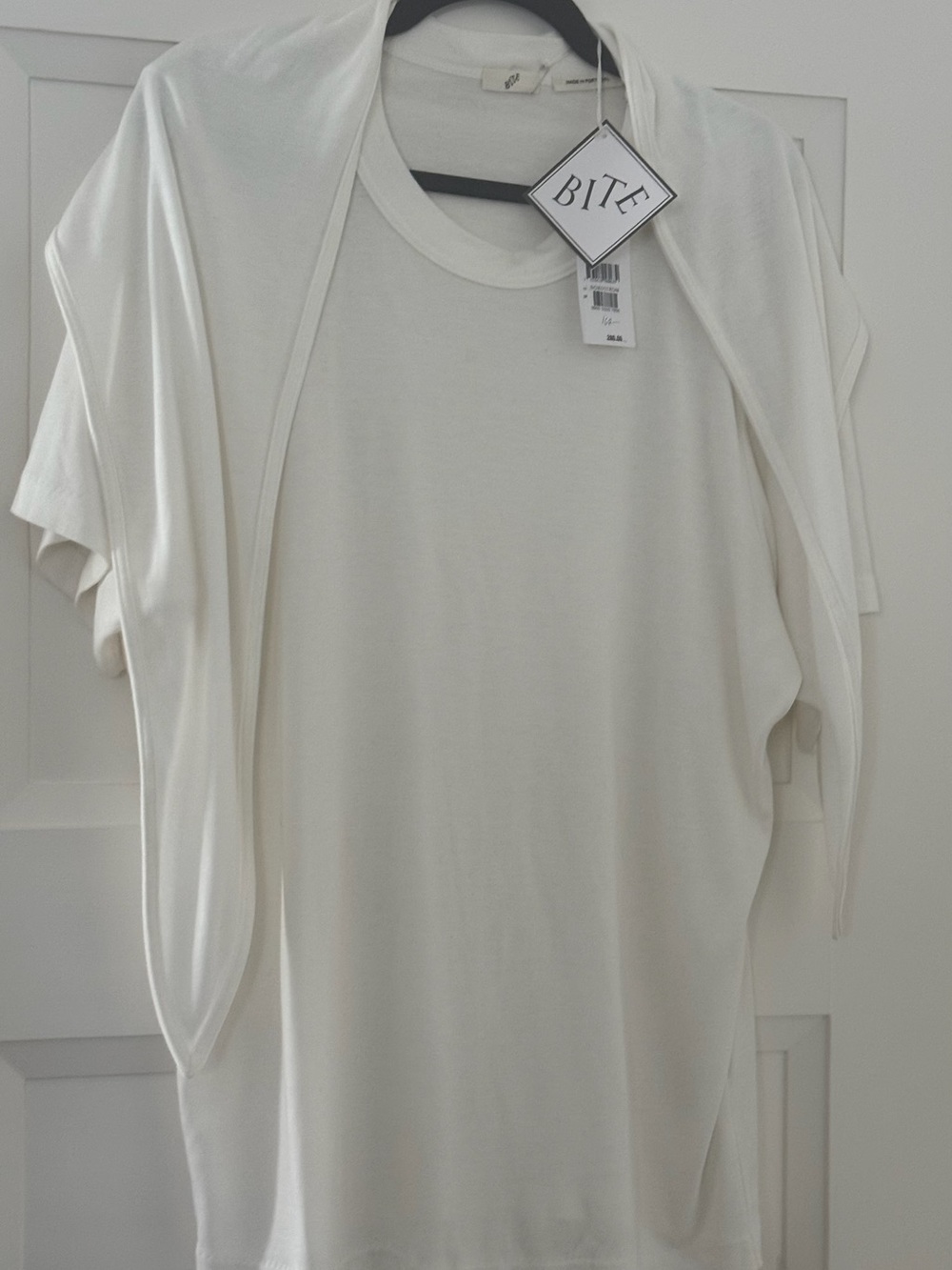 BITE Cotton Cream Short Sleeve Tee